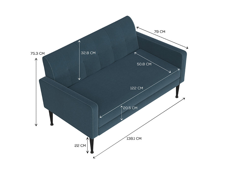 Sofa Urban 2-Seater (Black)