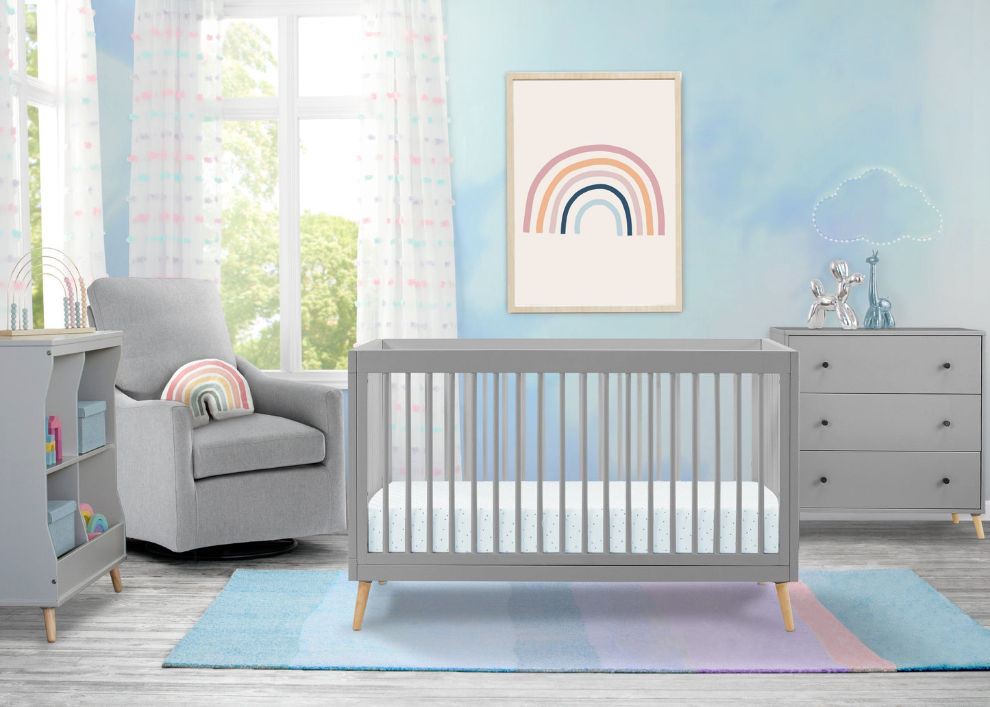 Jordan 4-in-1 Convertible Crib