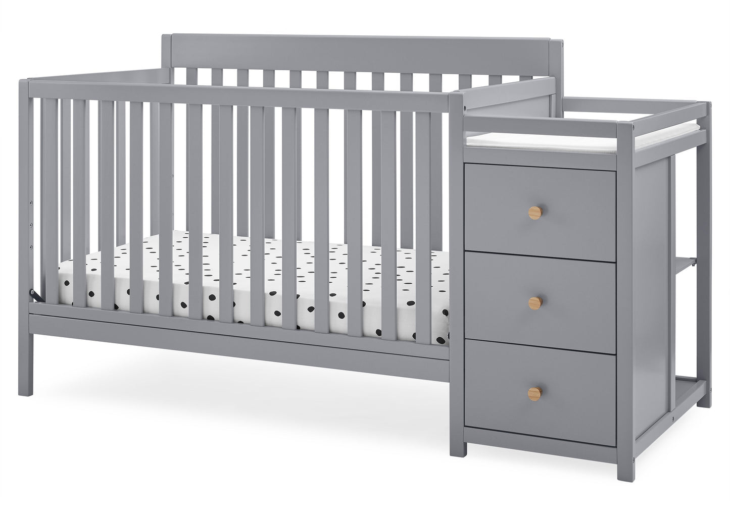 Flynn 5-in-1 Convertible Crib and Changer