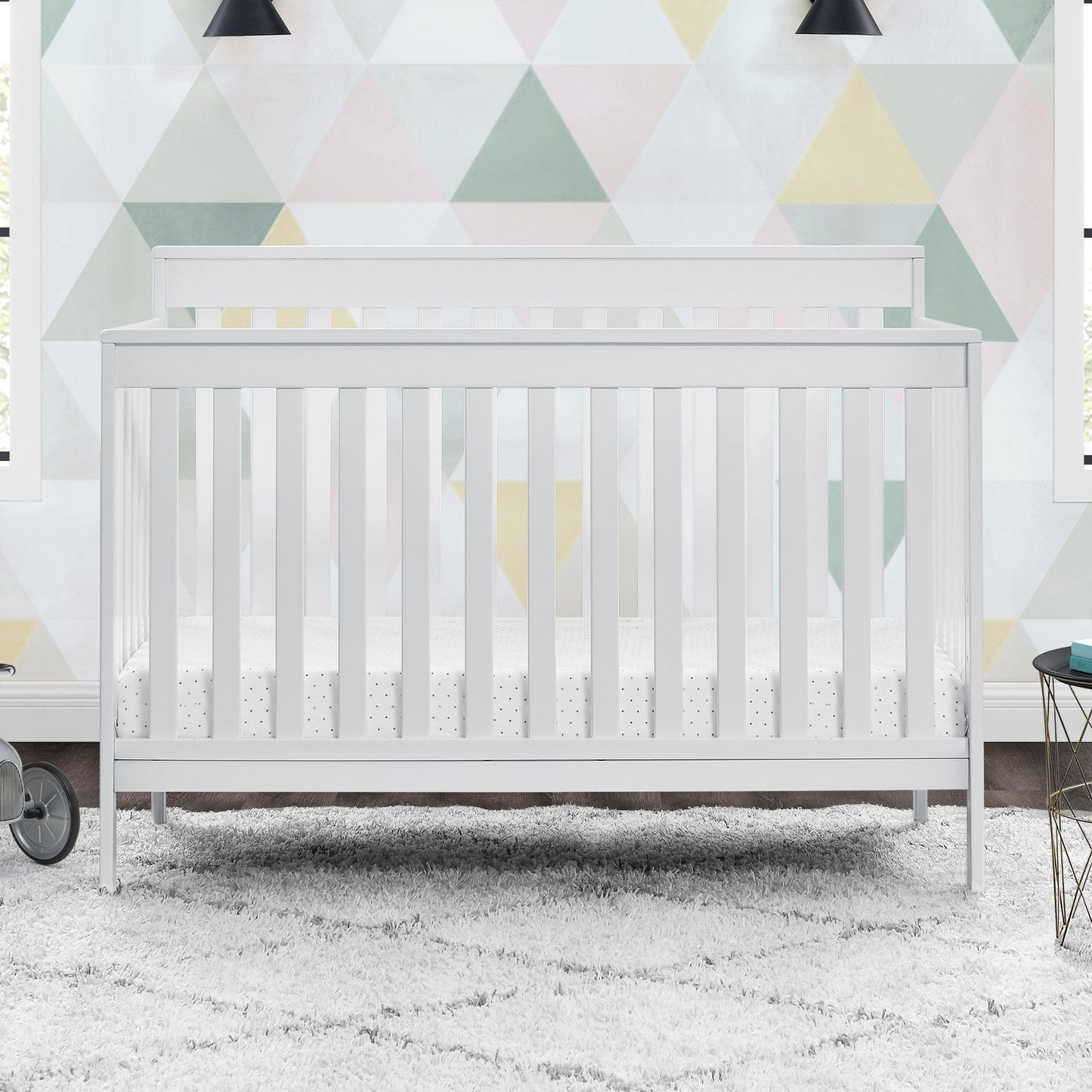 Mercer 6-in-1 Convertible Crib with Storage Trundle