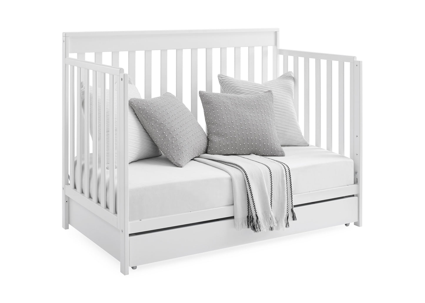 Mercer 6-in-1 Convertible Crib with Storage Trundle