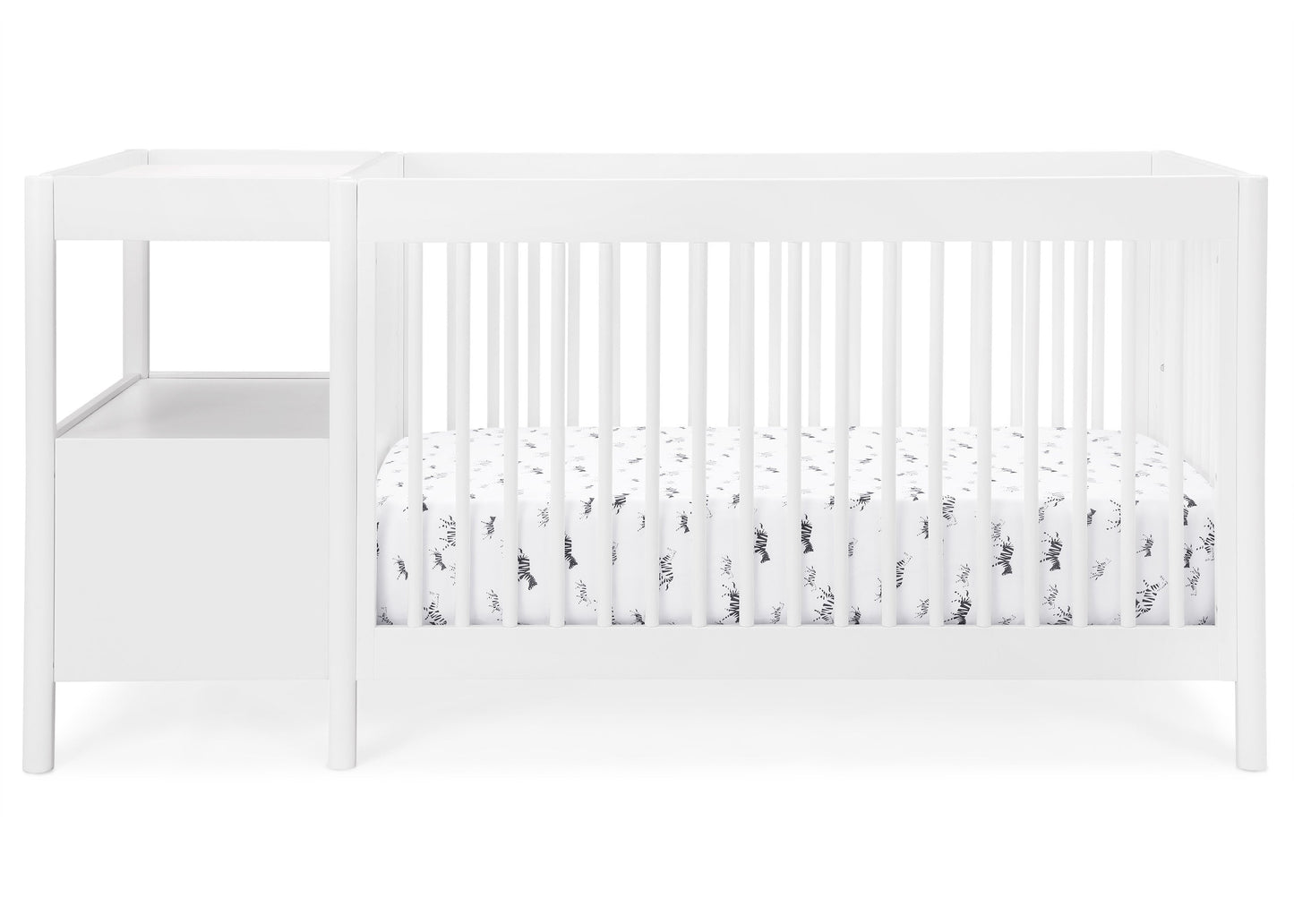 Zoe 5-in-1 Convertible Crib and Changer