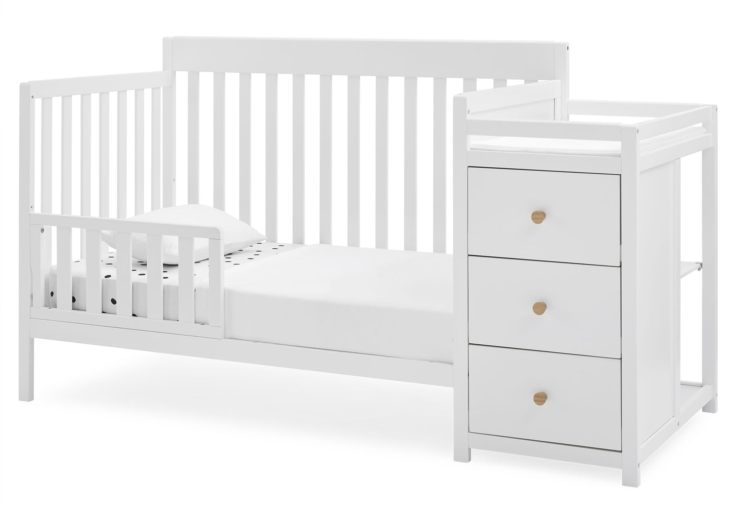 Flynn 5-in-1 Convertible Crib and Changer