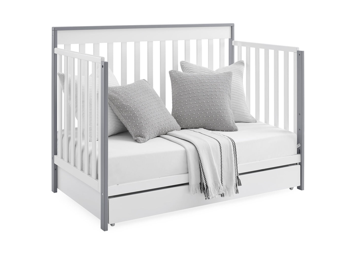 Mercer 6-in-1 Convertible Crib with Storage Trundle