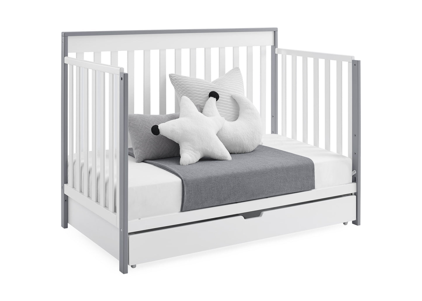 Mercer 6-in-1 Convertible Crib with Storage Trundle