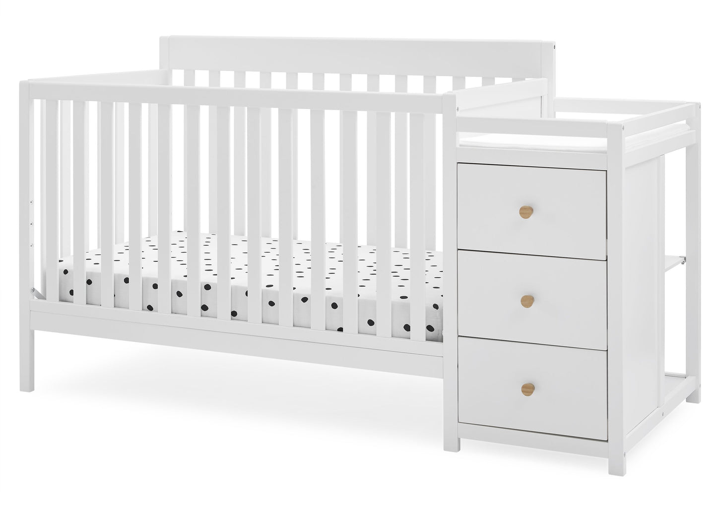 Flynn 5-in-1 Convertible Crib and Changer