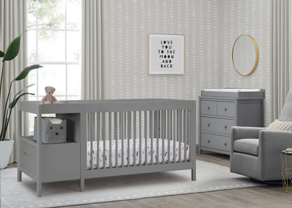 Zoe 5-in-1 Convertible Crib and Changer