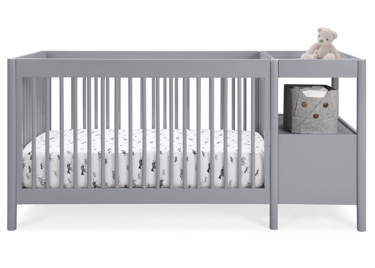 Zoe 5-in-1 Convertible Crib and Changer