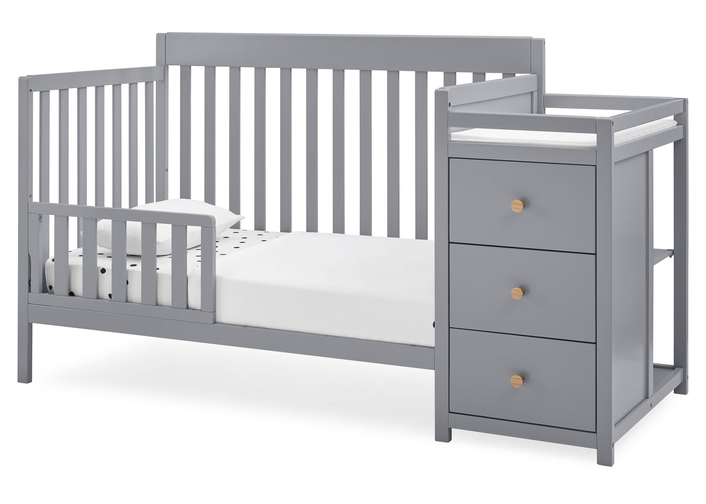 Flynn 5-in-1 Convertible Crib and Changer