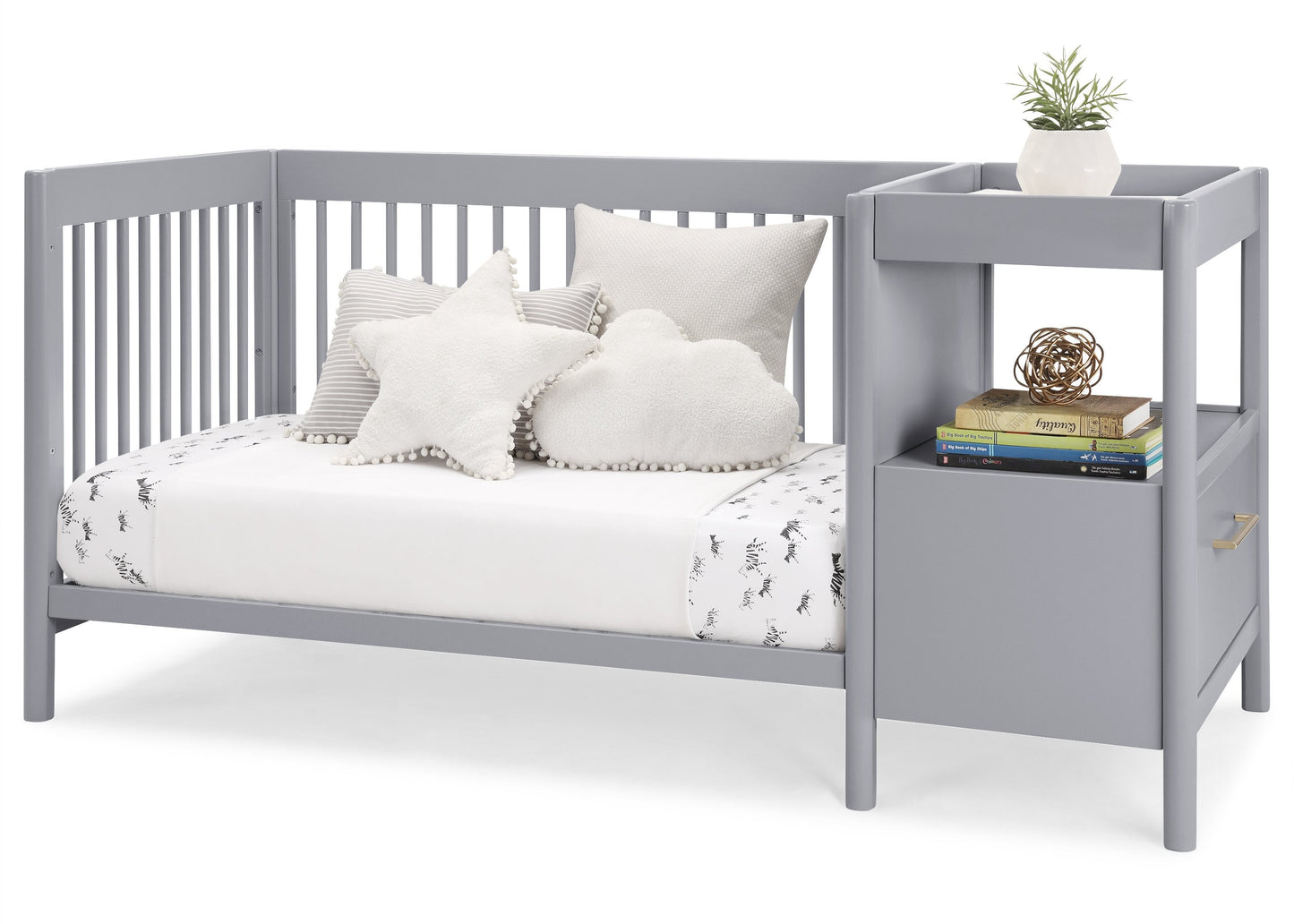 Zoe 5-in-1 Convertible Crib and Changer