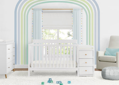 Flynn 5-in-1 Convertible Crib and Changer