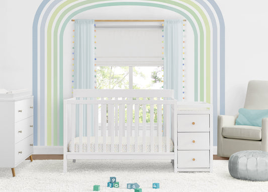 Flynn 5-in-1 Convertible Crib and Changer