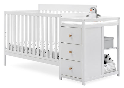 Flynn 5-in-1 Convertible Crib and Changer