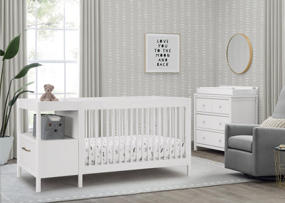 Zoe 5-in-1 Convertible Crib and Changer