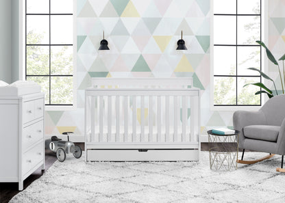 Mercer 6-in-1 Convertible Crib with Storage Trundle