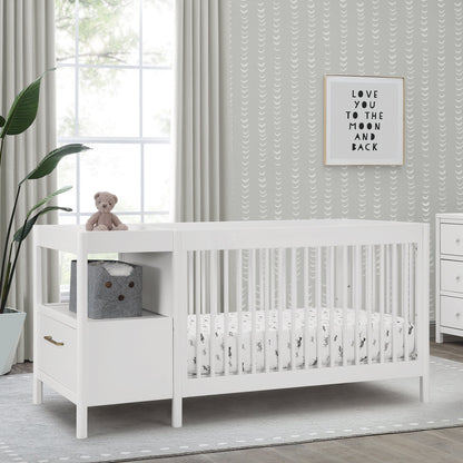 Zoe 5-in-1 Convertible Crib and Changer