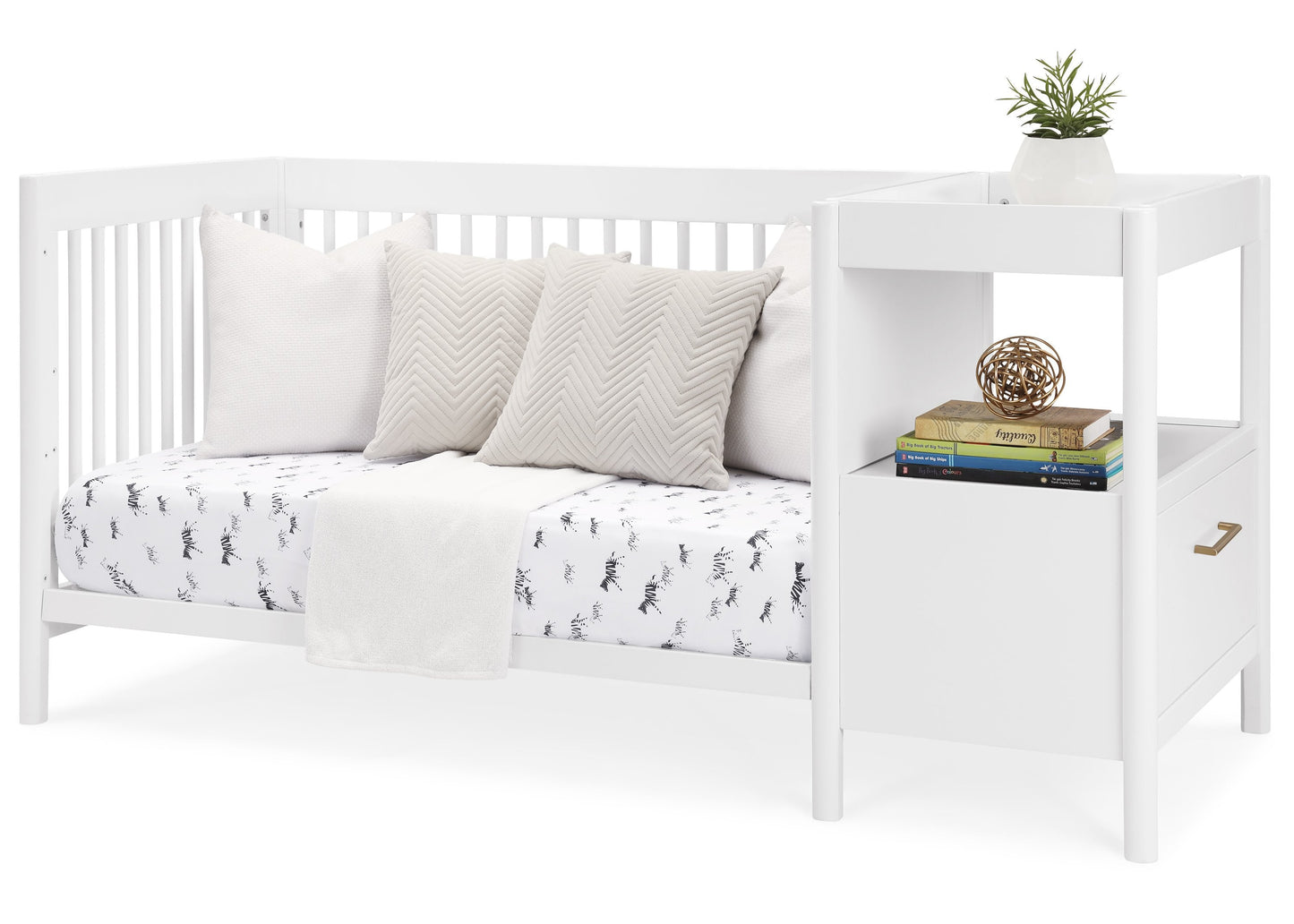 Zoe 5-in-1 Convertible Crib and Changer