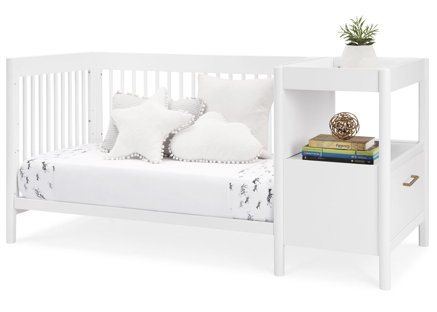 Zoe 5-in-1 Convertible Crib and Changer