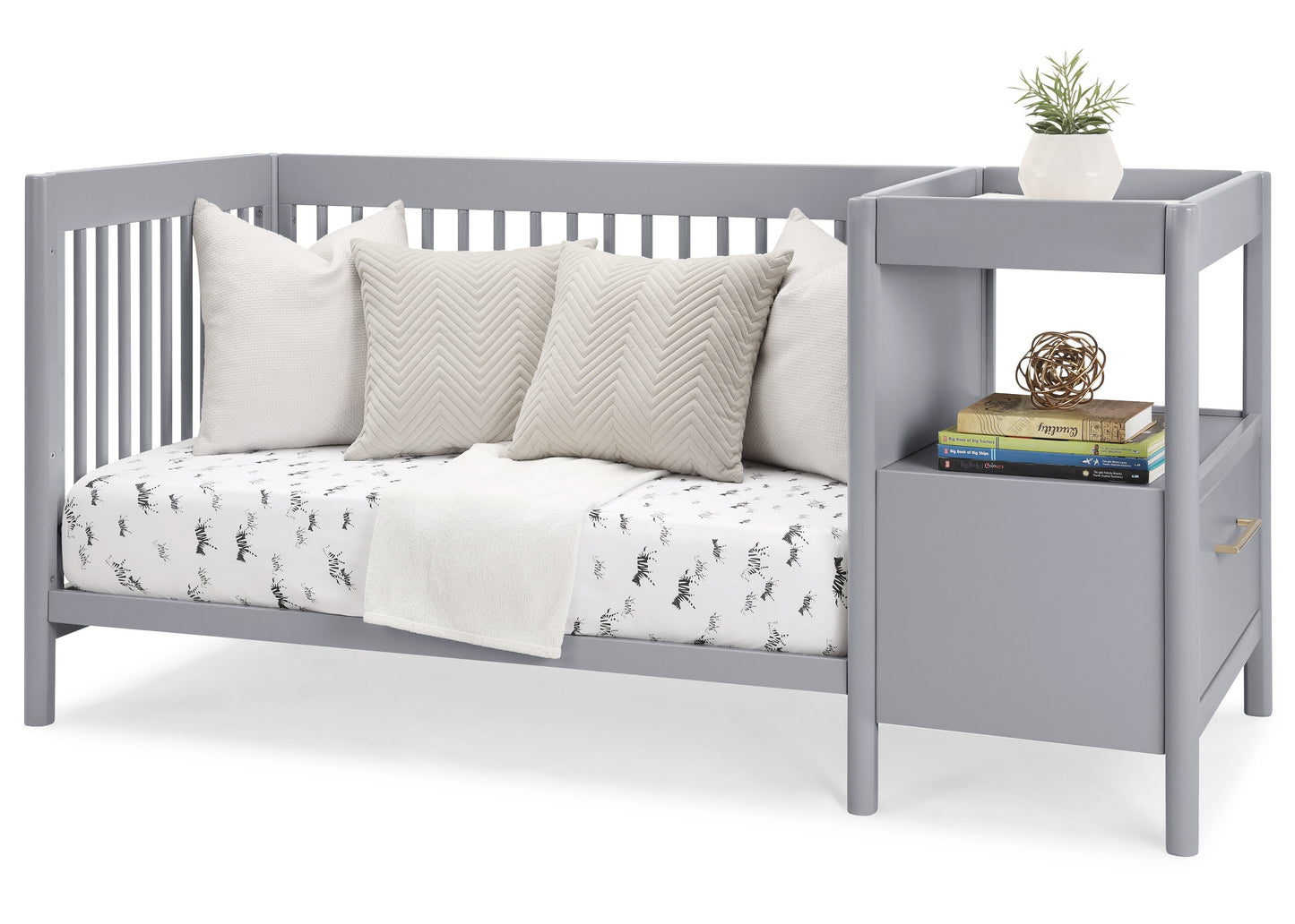 Zoe 5-in-1 Convertible Crib and Changer