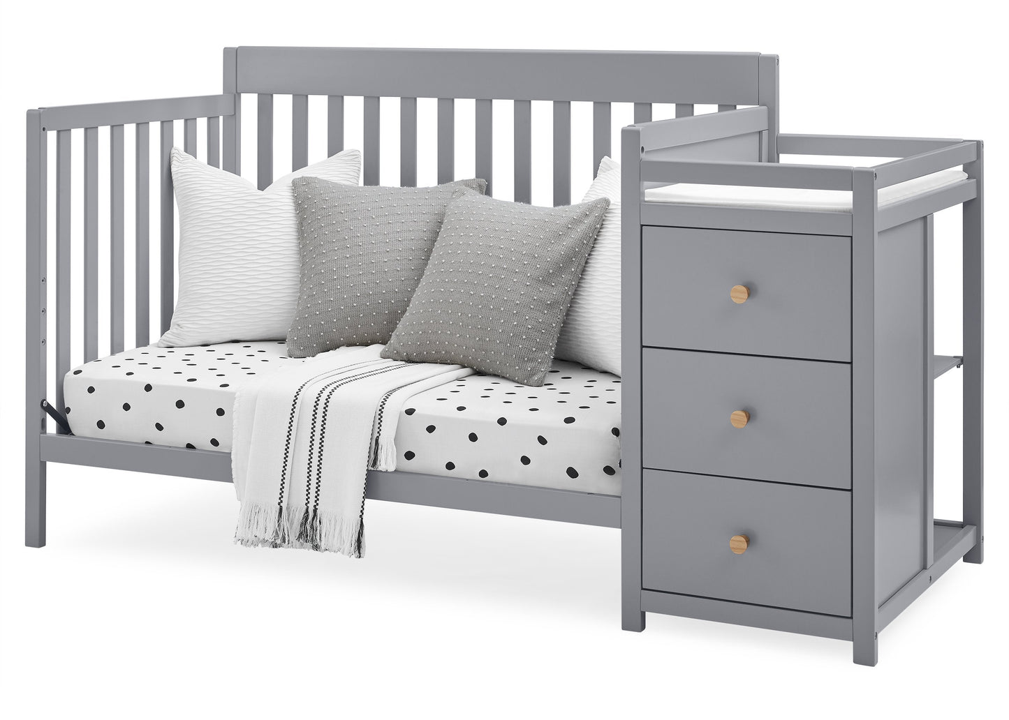 Flynn 5-in-1 Convertible Crib and Changer